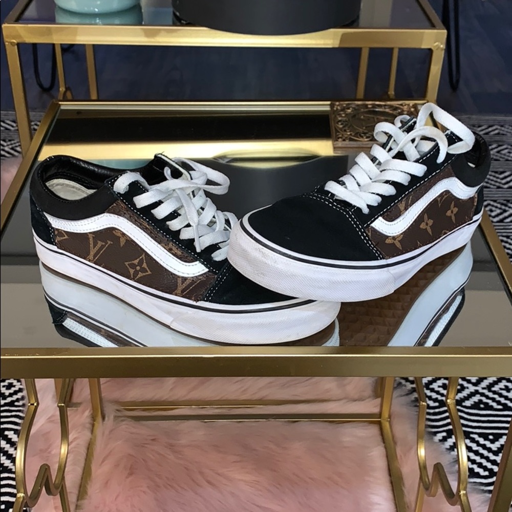 Customized Louis Vuitton Van Sneakers